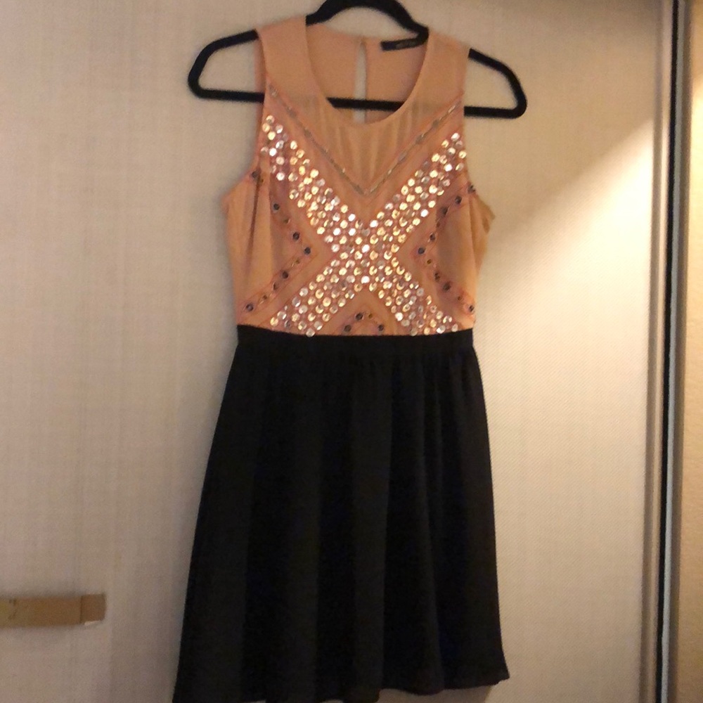 Open back dress